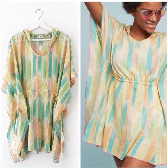 Anthropologie Other - Lilka Anthro Rainbow Color Pastel Swim Cover Up